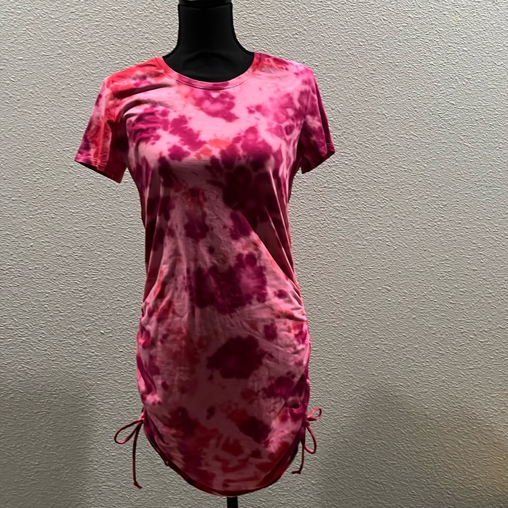 Tie dye pink T-shirt, dress by Victoria’s Secret